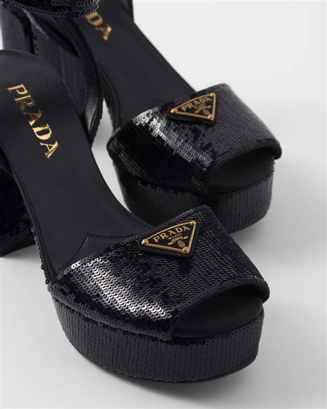 vintage prada platform sandals|prada women's high heeled sandals.